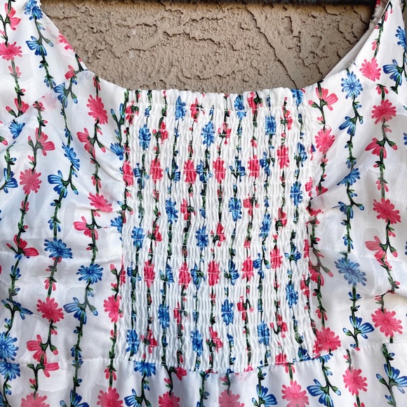 SOLD FOXIEDOX NWT Floral Printed Cottagecore Empire Waist Finola Dress - Picture 11 of 11